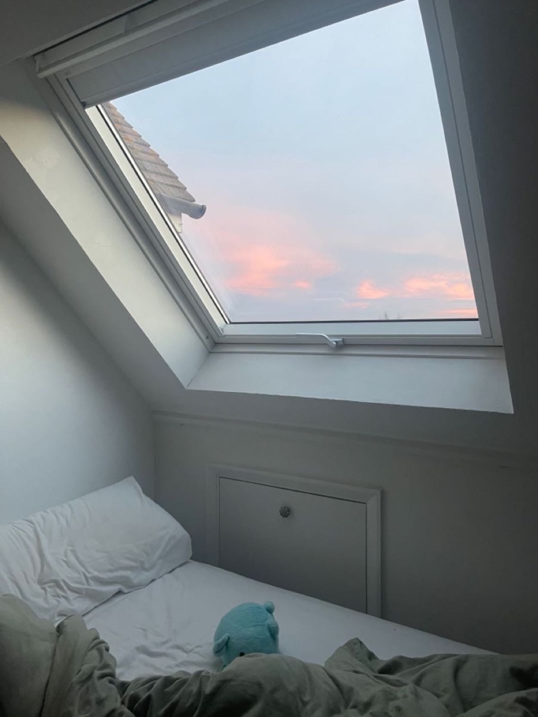 Ventana en el techo