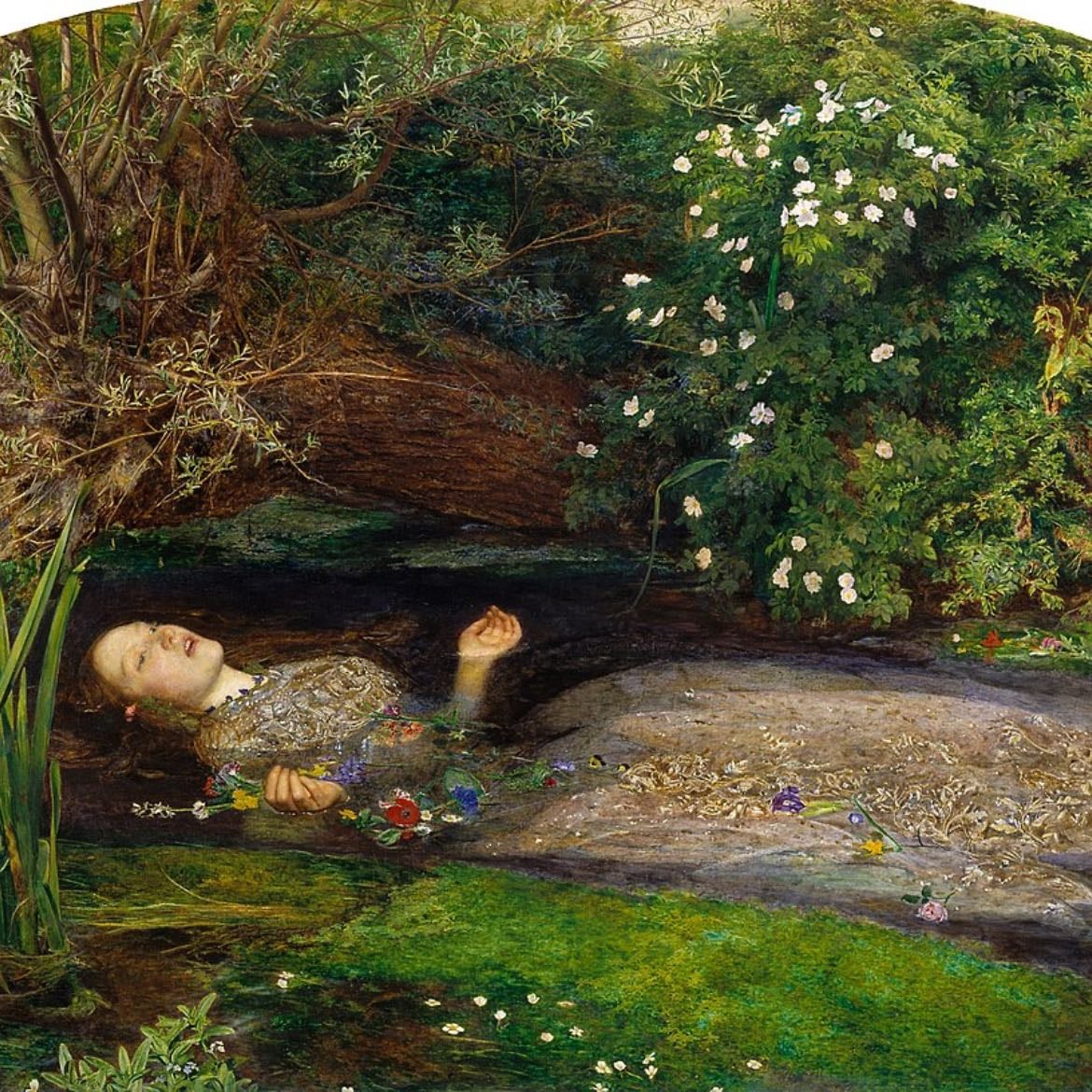 Ofelia (John Everett Millais) - (Pintura histórica)