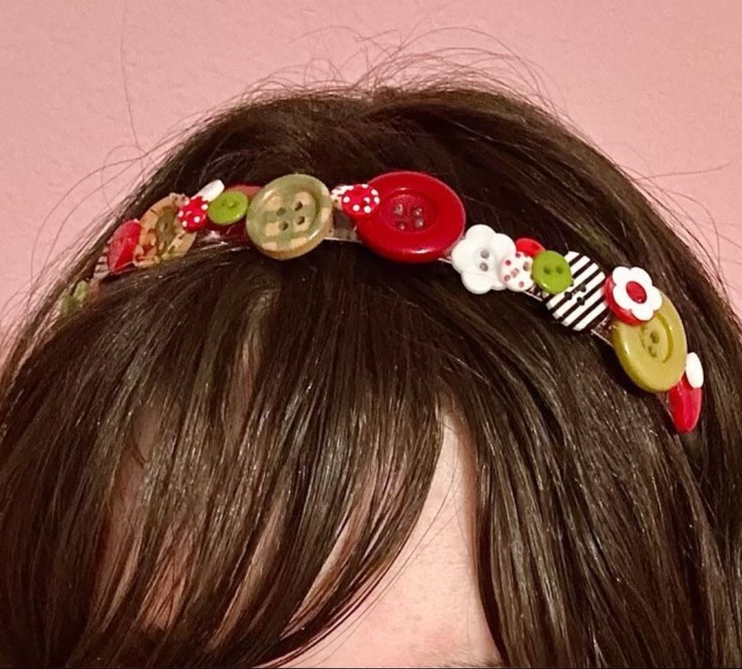 Vinchas (o decos) con botones