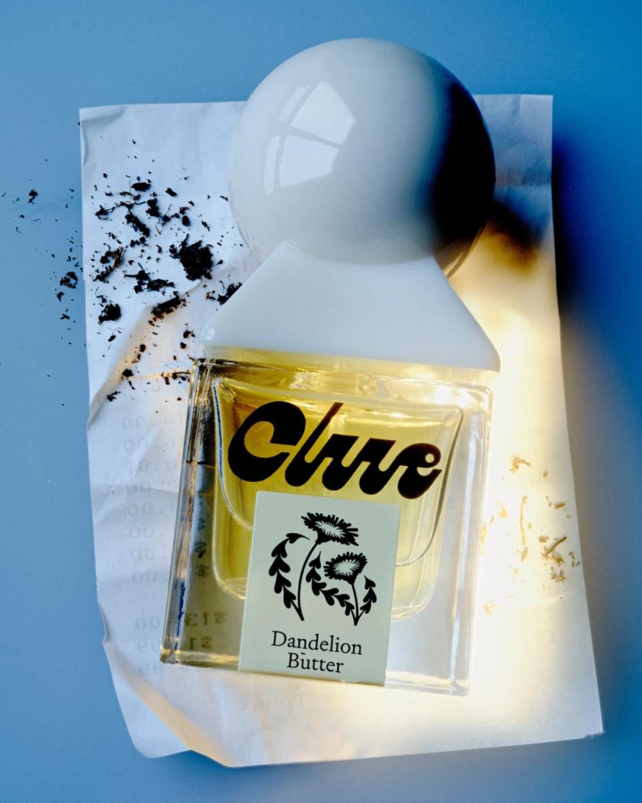 Clue perfumery - Dandelion butter, With the candlestick