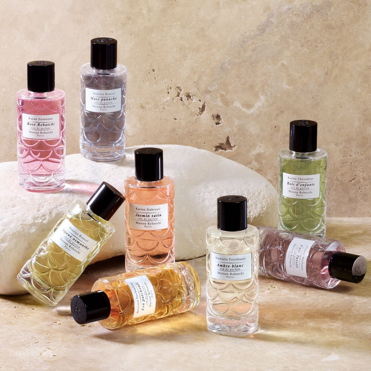 Maison Rebatchi - Bois d’enfants, Feu Patchouli, Jasmin Satin