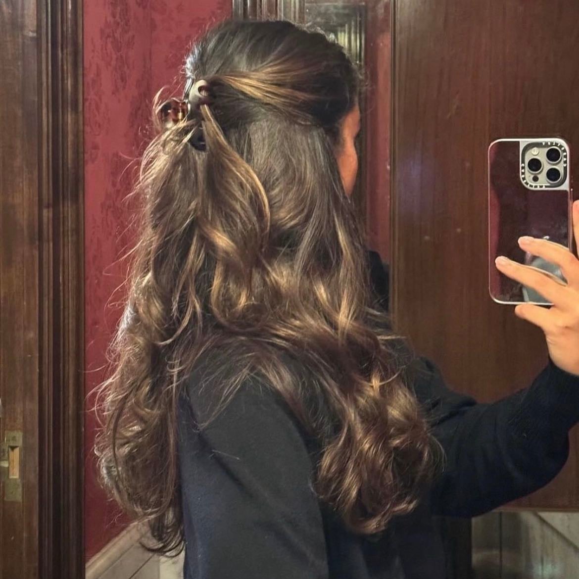 half up half down