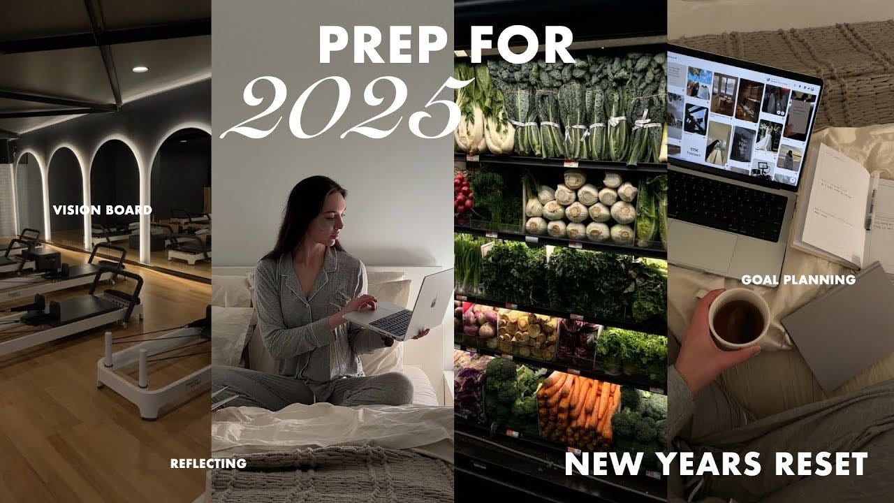 RESET with me for 2025!✨ultimate *NEW YEARS* prep | goals, vision board + decluttering, self care - YouTube
