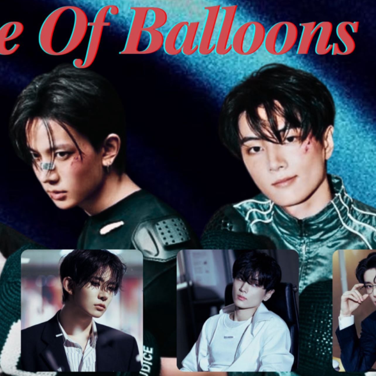 ★ house of balloons — dollyun - hyungline + jungwon x reader