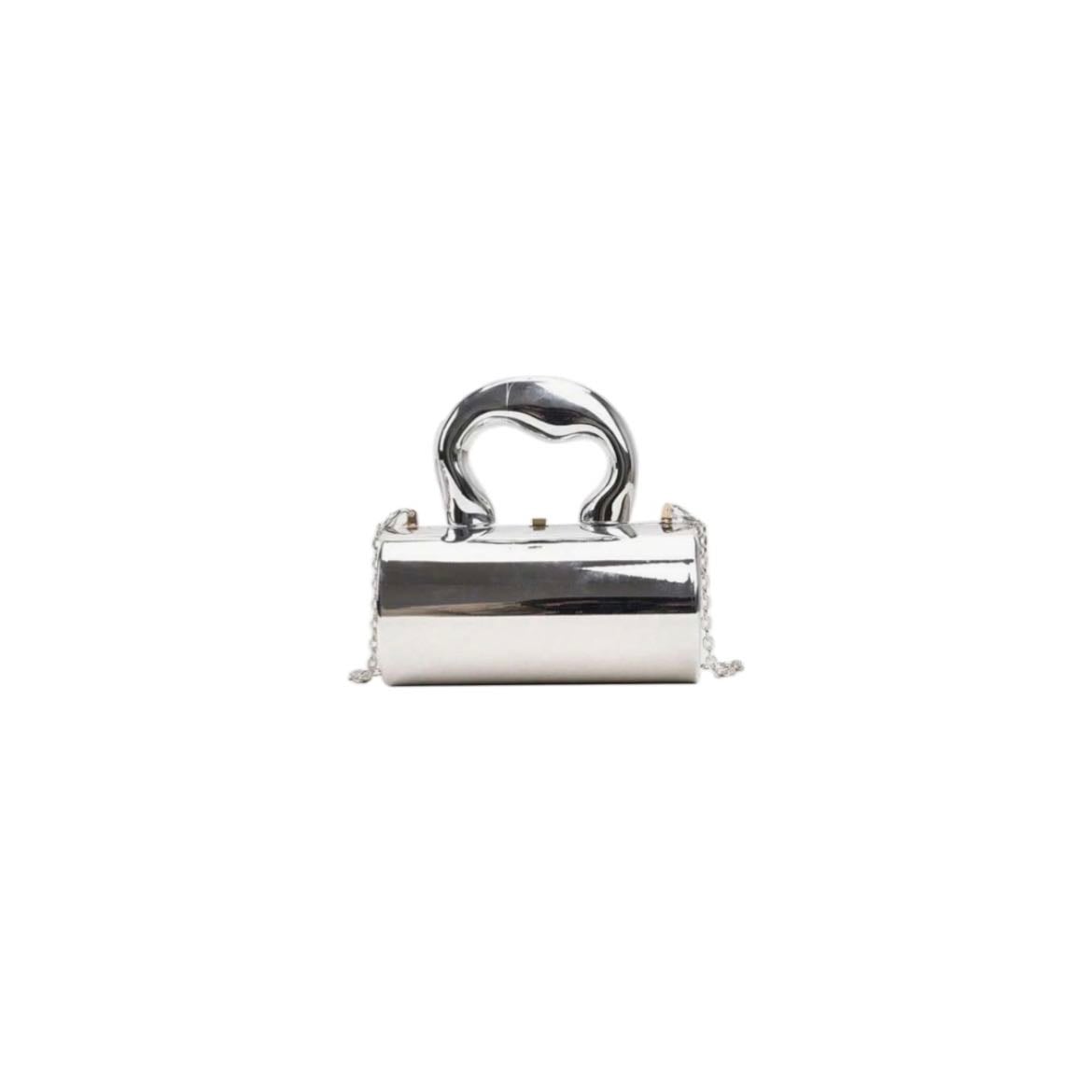 Bolso metálico/plata