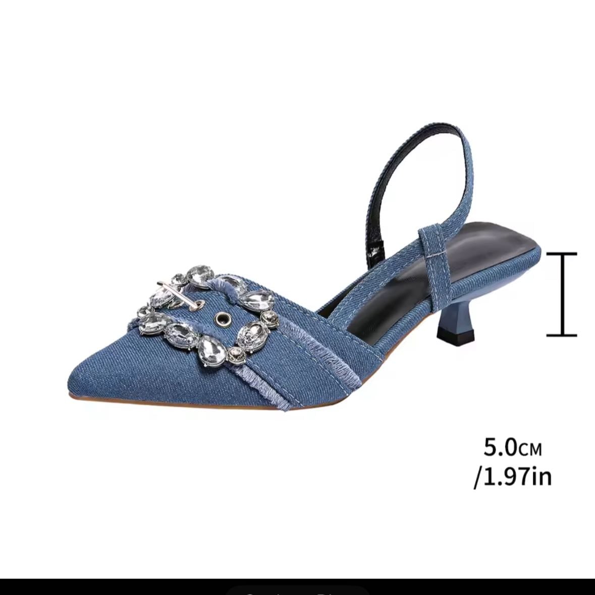 Kitten heels blue