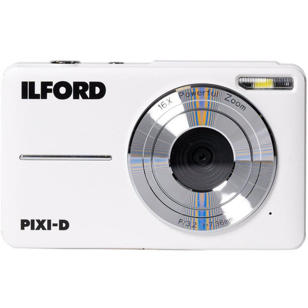 ILFORD PIXI-D Compact Digital Camera (Pearl White) - $199 - JB Hi-Fi