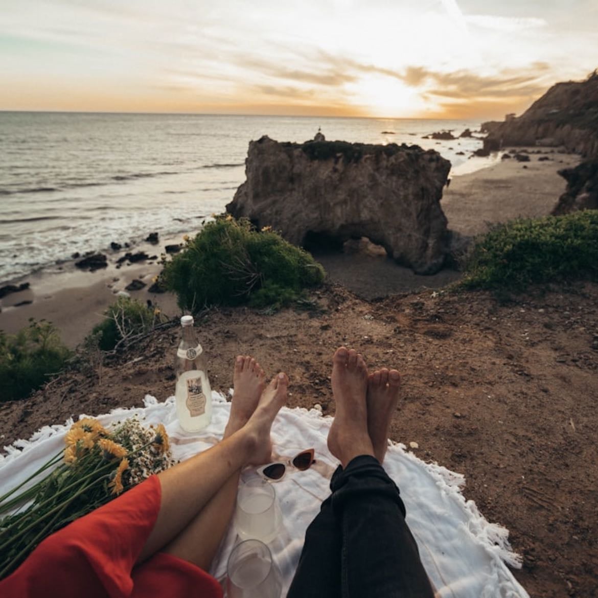 Día de Playa en playa Caballeros - Un picnic con unas cervezas, comida y música! Y regresar después de ver el sunset