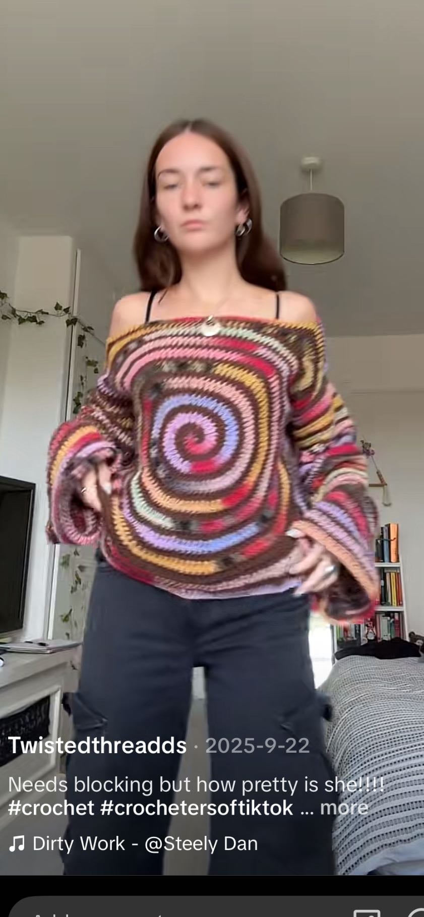 swirl sweater