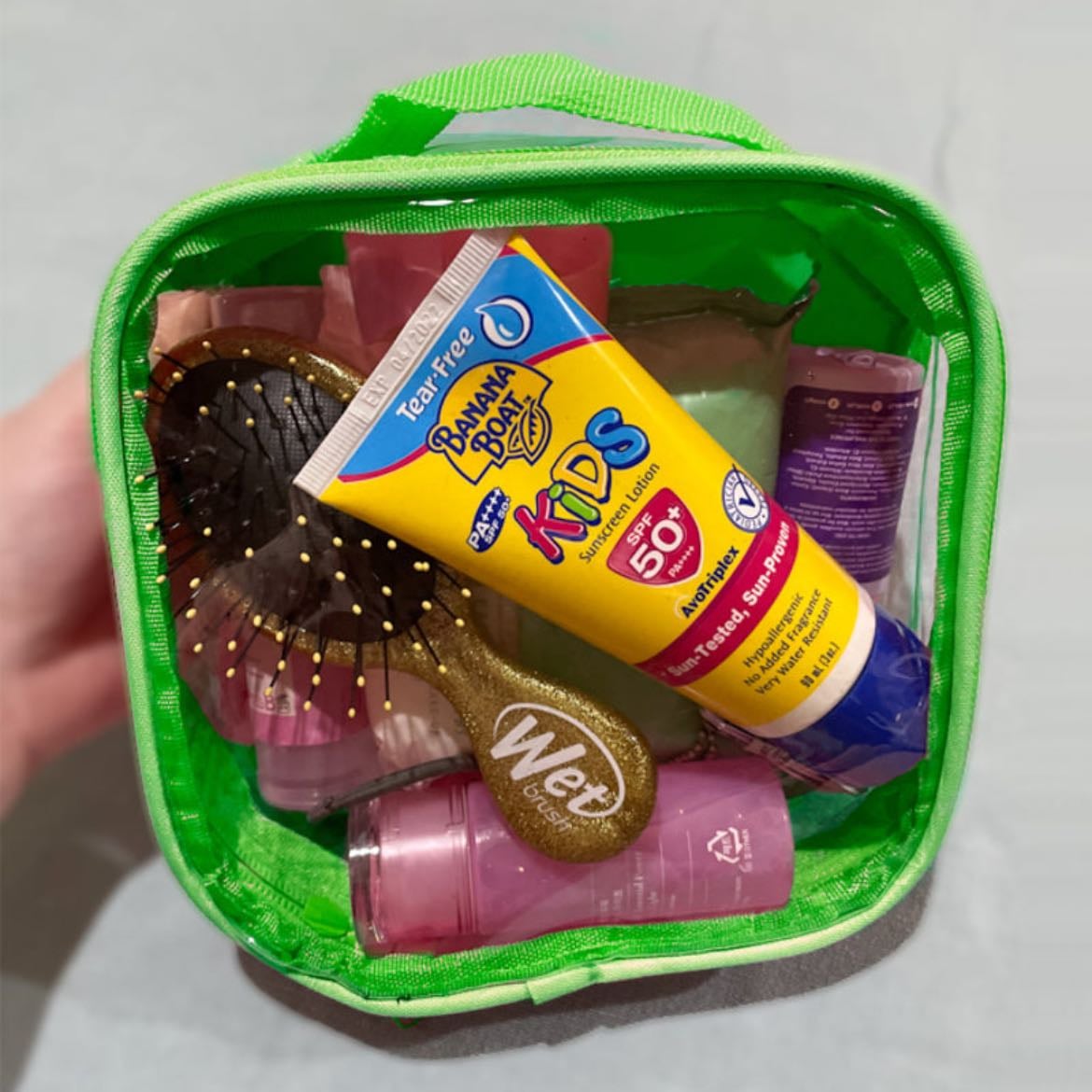 Toiletries - Make up (if you wear it), toothbrush, toothpaste and idk