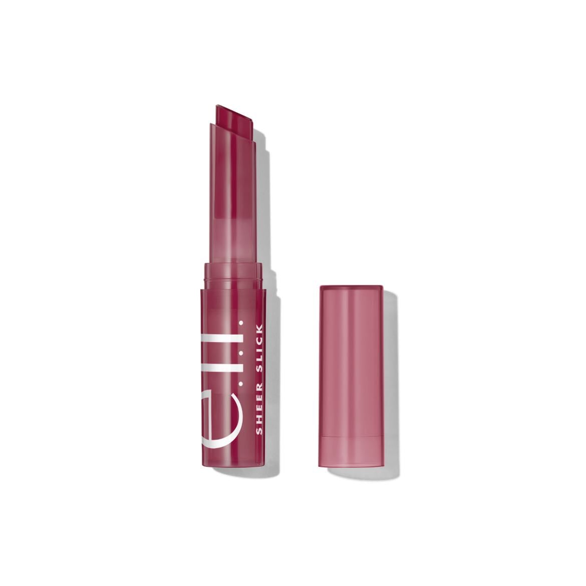 elf sheer slick lipstick - black cherry