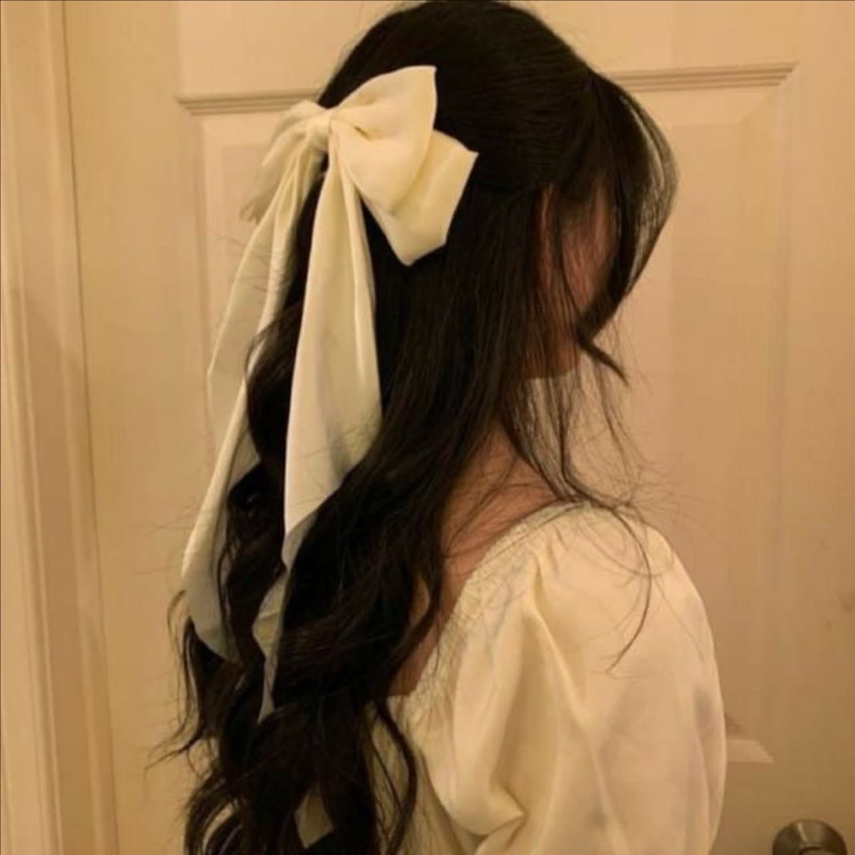 Bows on hair