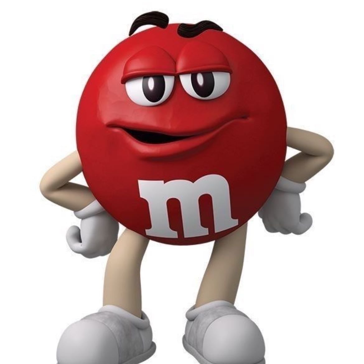 red m&m