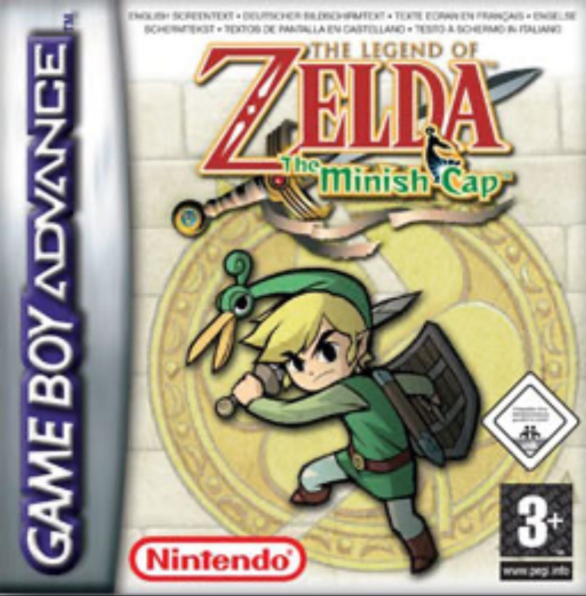 The Legend of Zelda Minish Cap - GBA