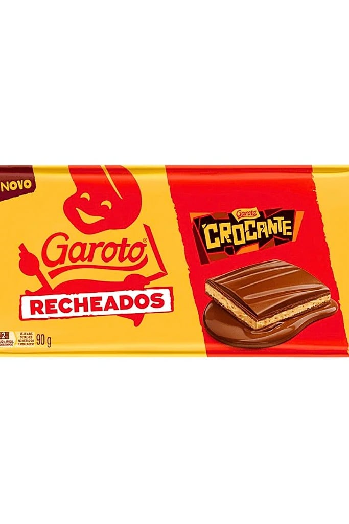 Barra de Chocolate Garoto - Recheada Crocante