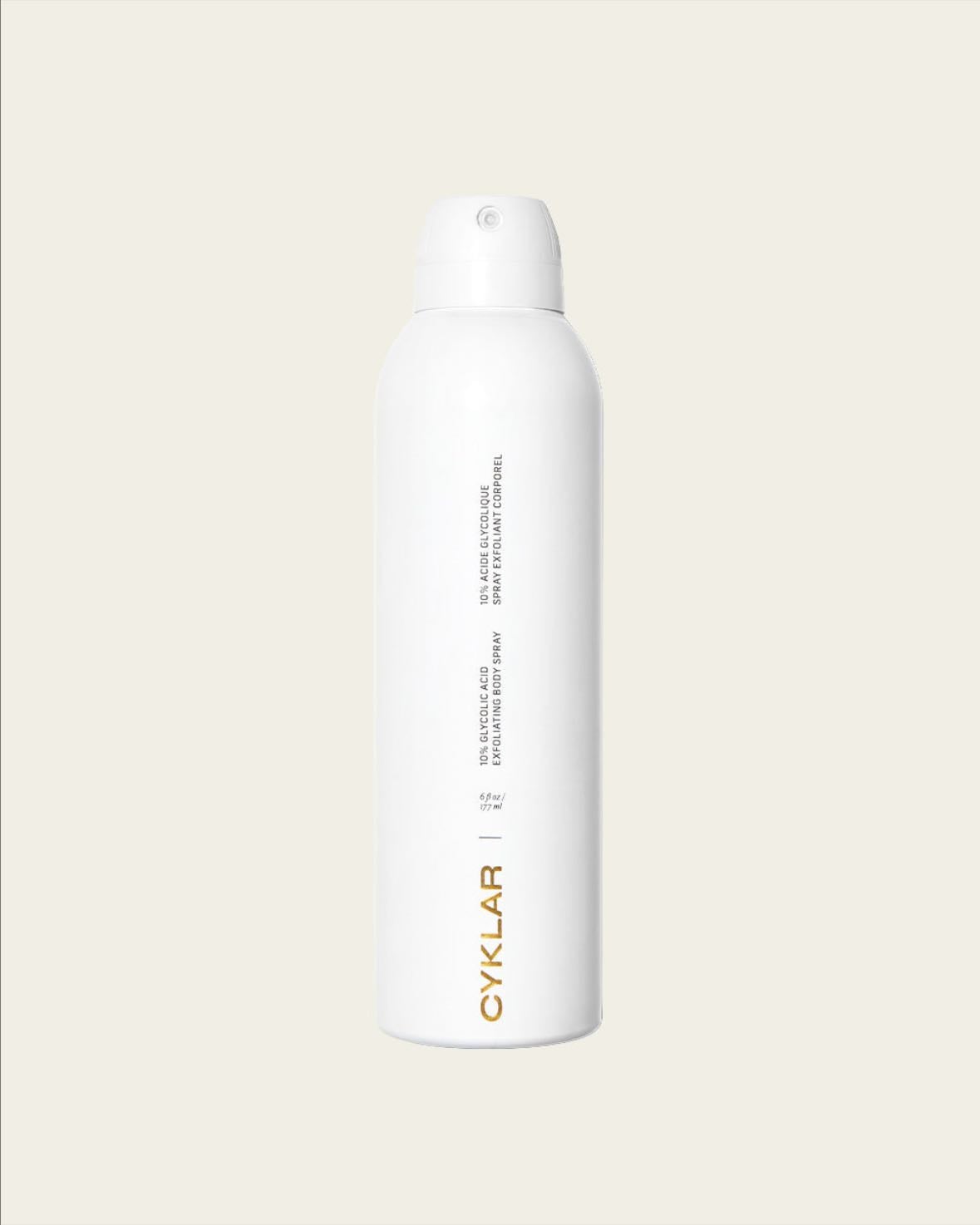 Cyklar Glycolic Acid Exfoliating Body Spray