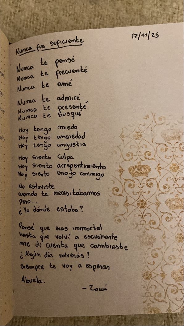 Abuela - Nunca fue suficiente
#poemas #z