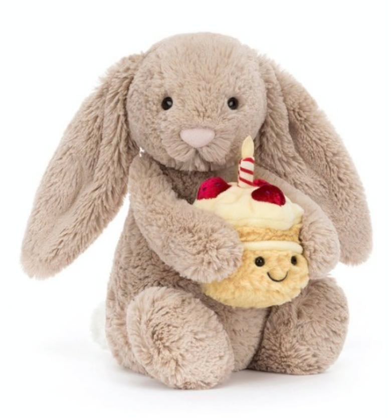 Bashful beige bunny - Birthday