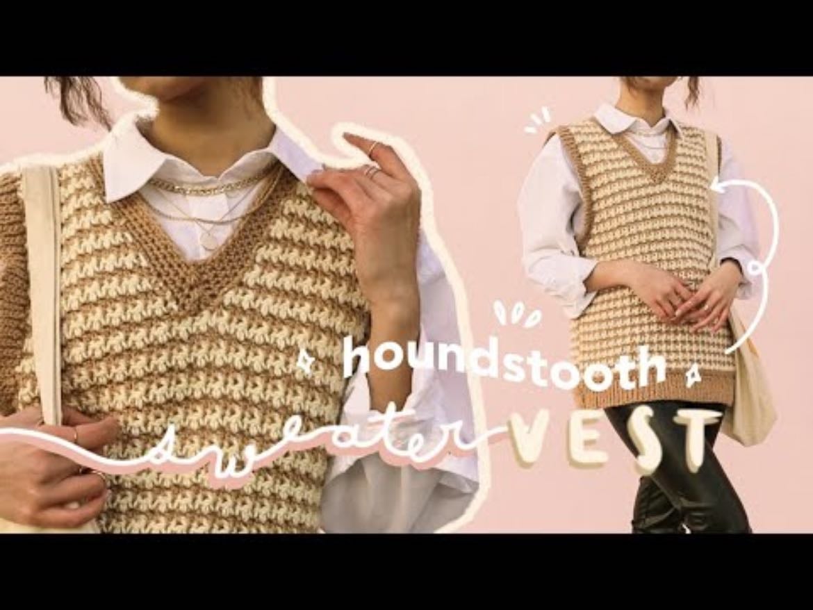 Houndstooth sweater - YouTube