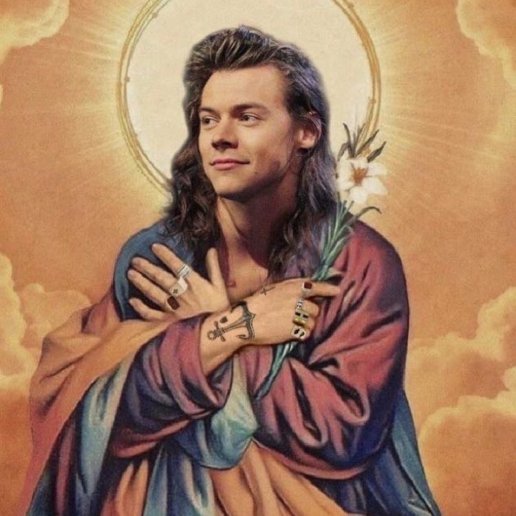Long hair Harry