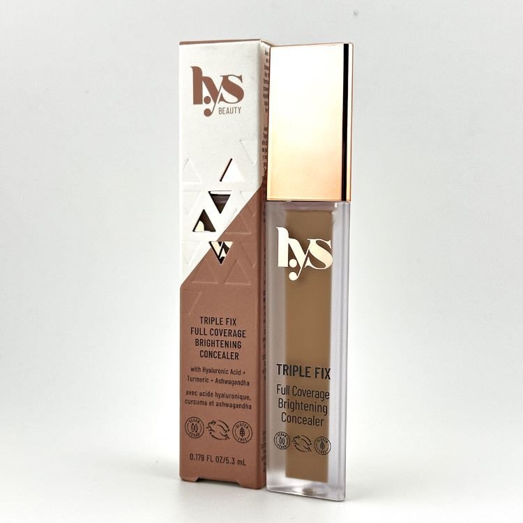 Triple Fix Full Coverage Brightening Concealer With Hyaluronic Acid + Turmeric + Ashwagandha - lys beauty - 25 tonos