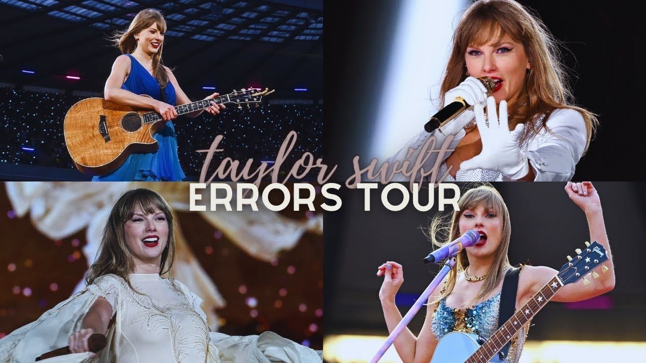 taylor swift “THE ERRORS TOUR” funny moments #5 - YouTube
