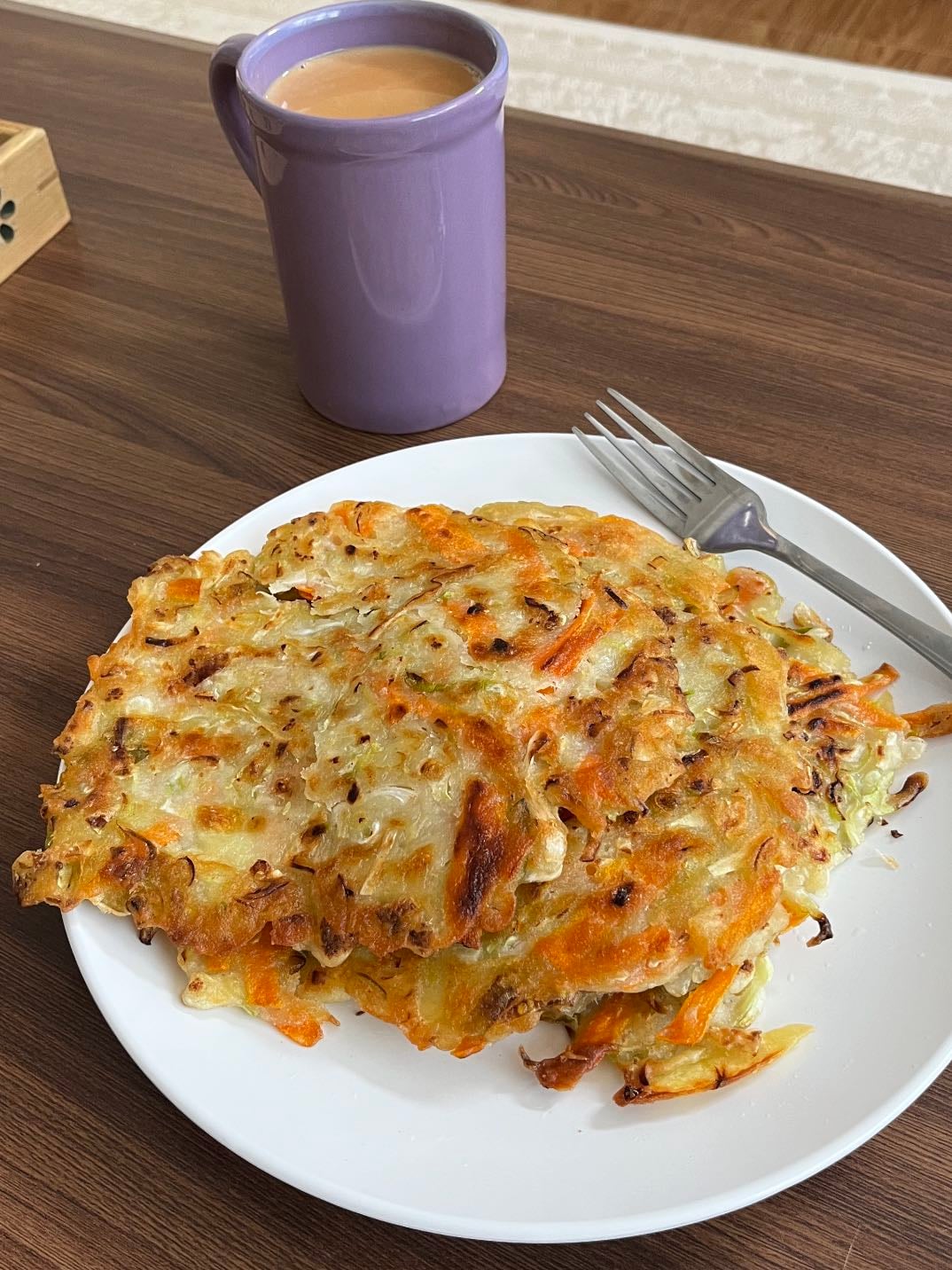 Korean style veggie pancakes