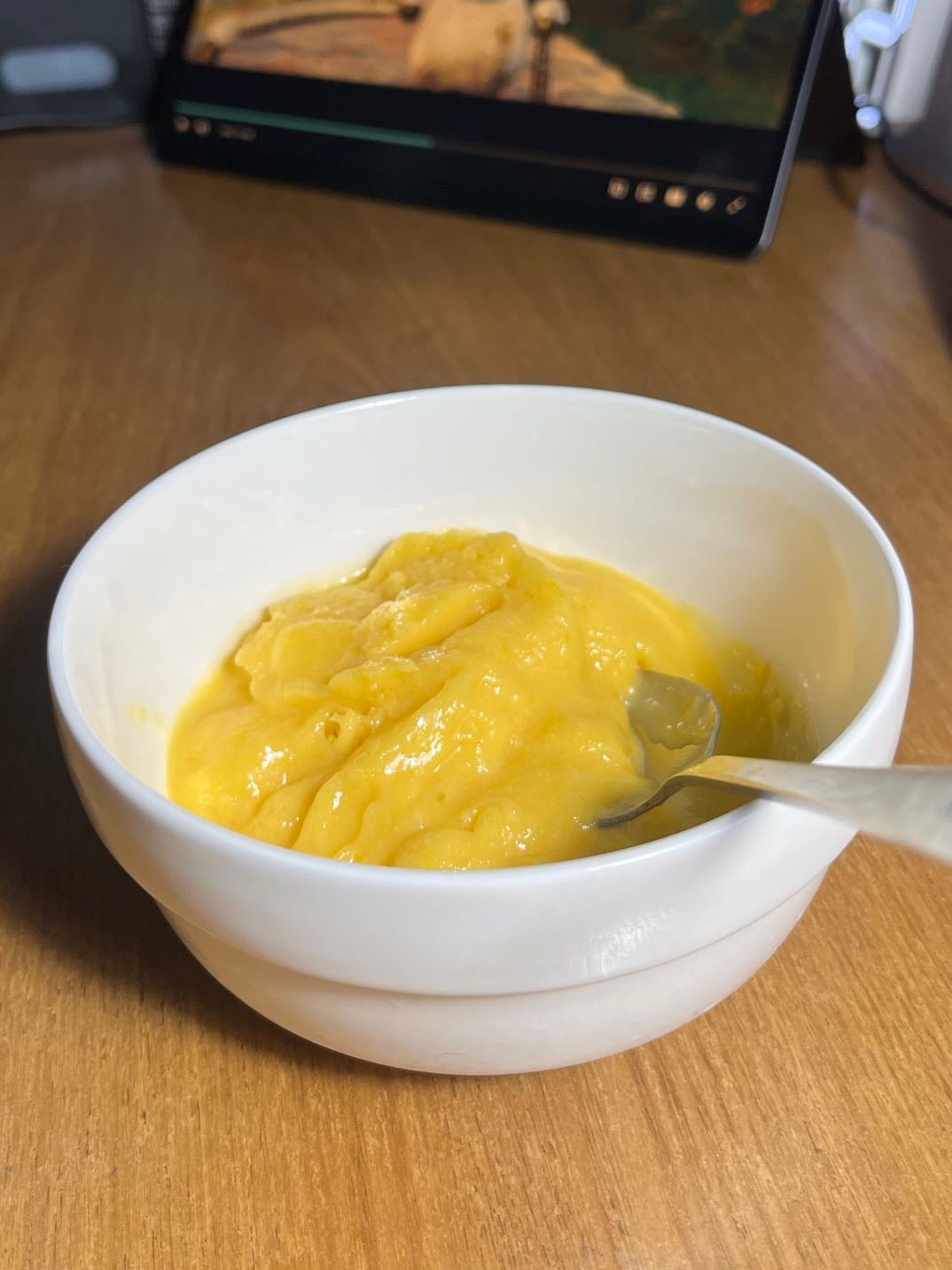 Mango sorbet 🥭