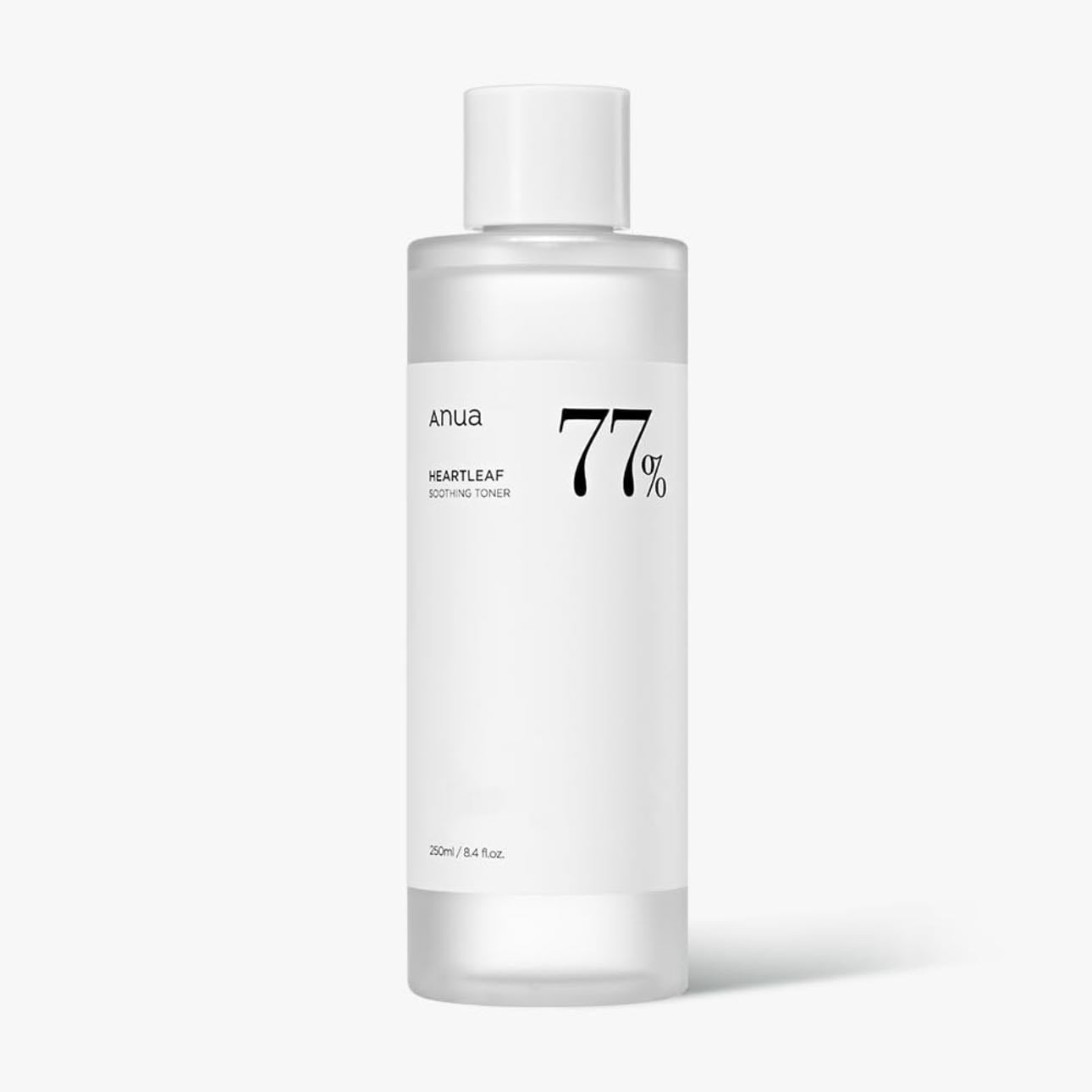 anua Heartleaf 77 Soothing Toner - A soothing toner formulated with Heartleaf Extract, designed to calm irritation and moisturize the skin.