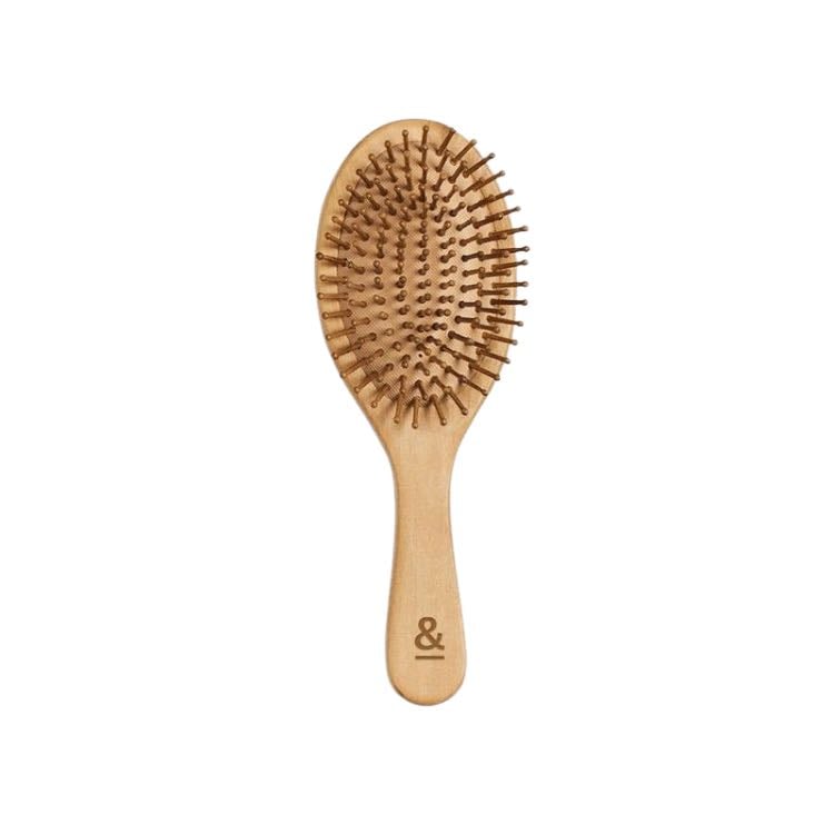 wooden hair brush
