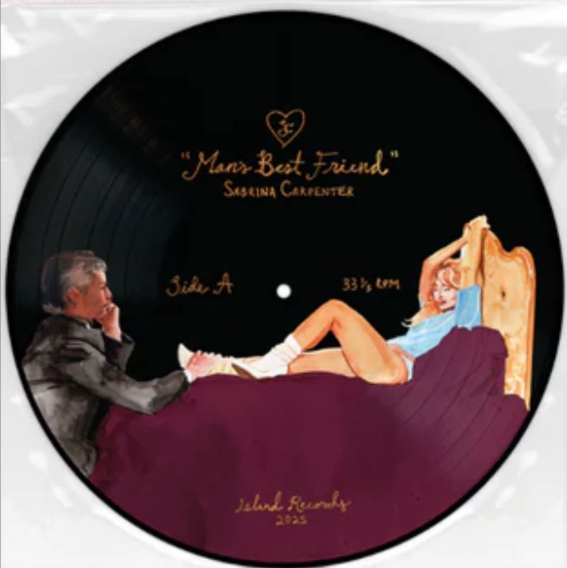 man's best friend - sabrina carpenter, picture disc