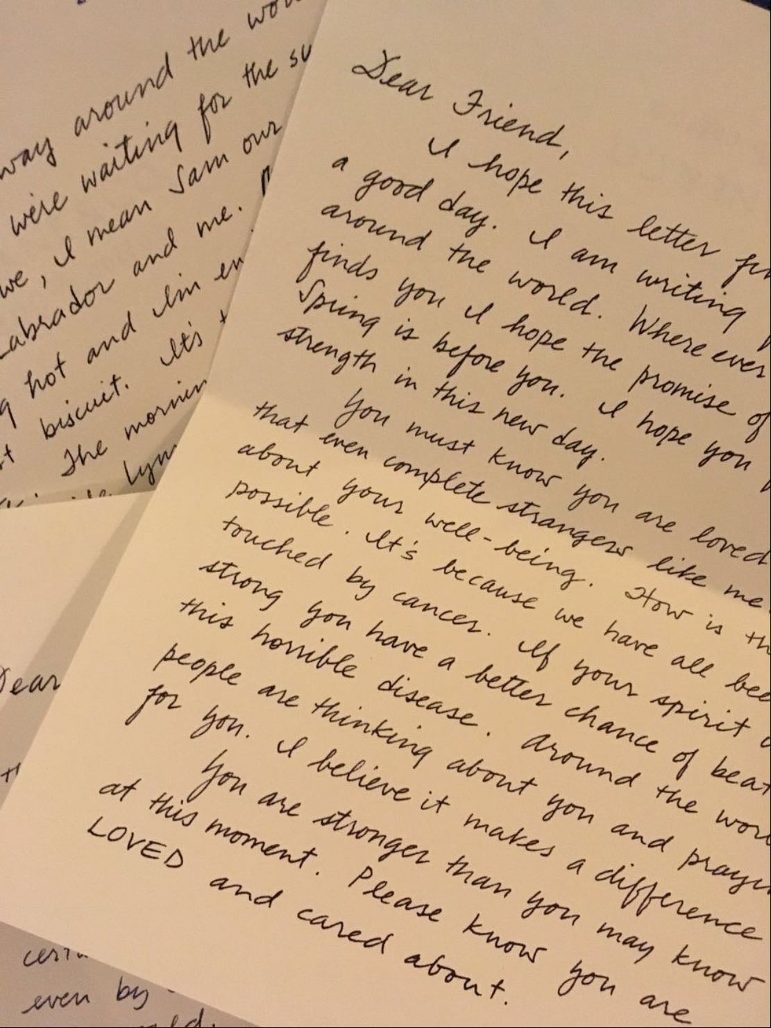 handwritten letters