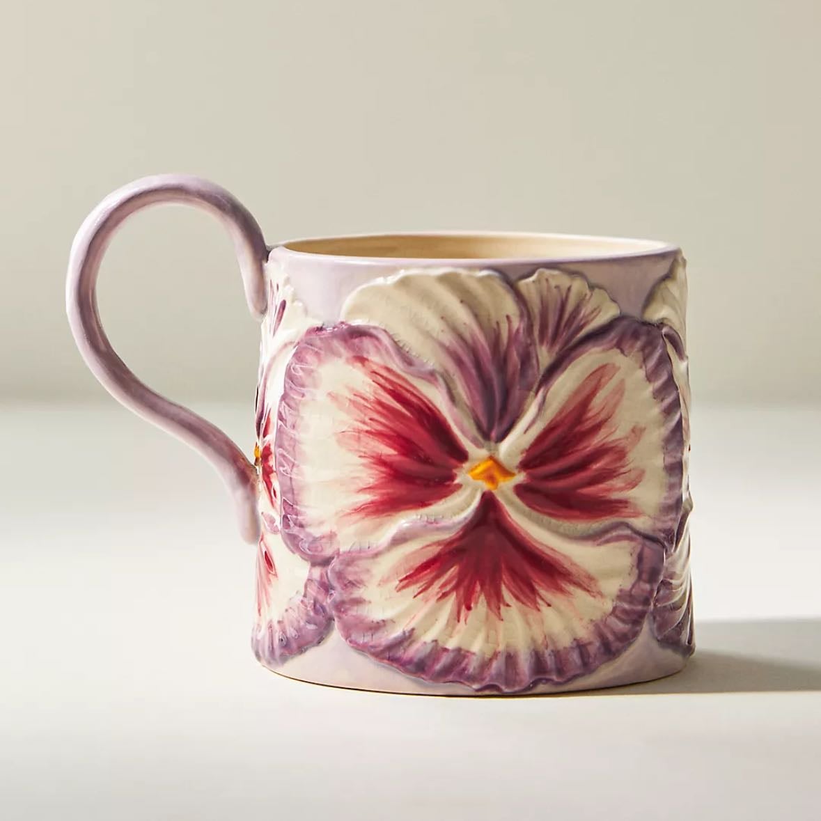 Lilypad Floral Mug - Anthropologie
