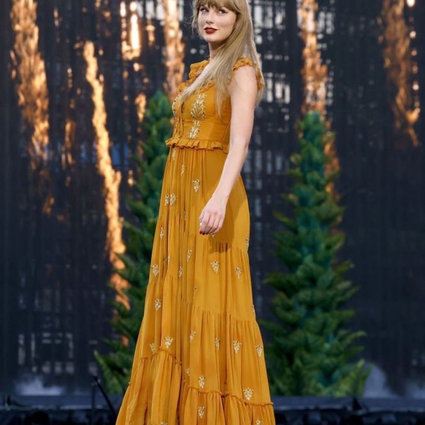 orange evermore dress