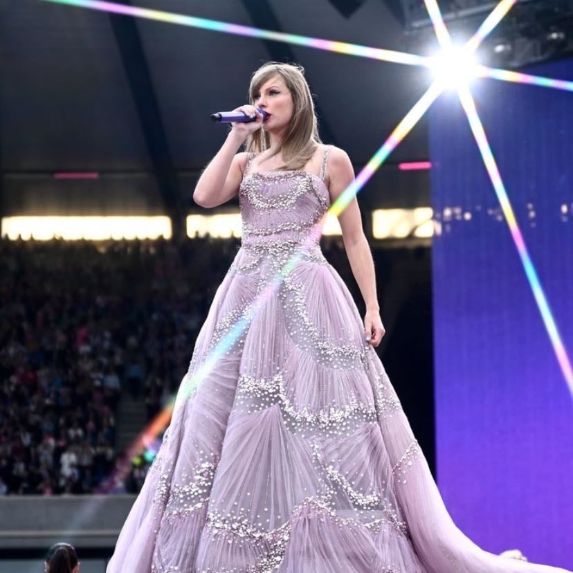 swirly gown