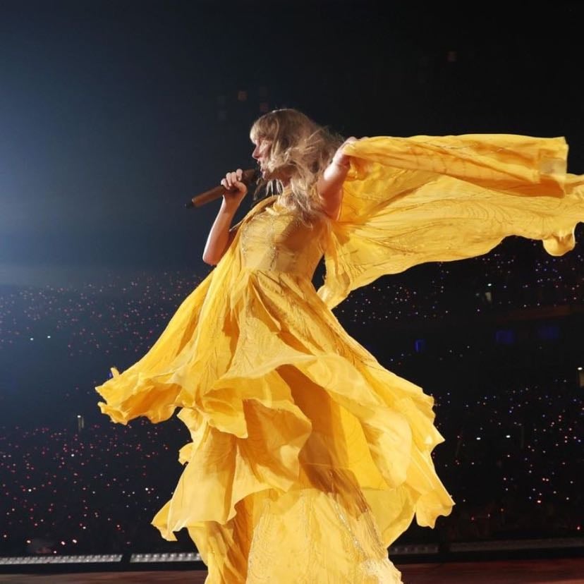 yellow folklore dress