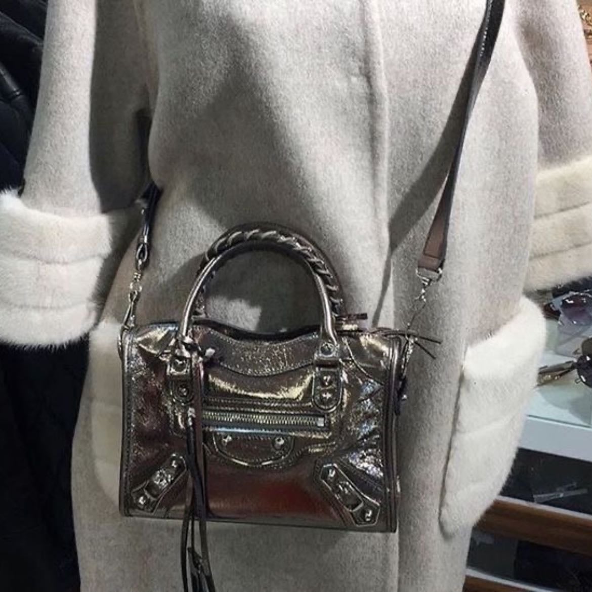 Balenciaga - City Bag Silver