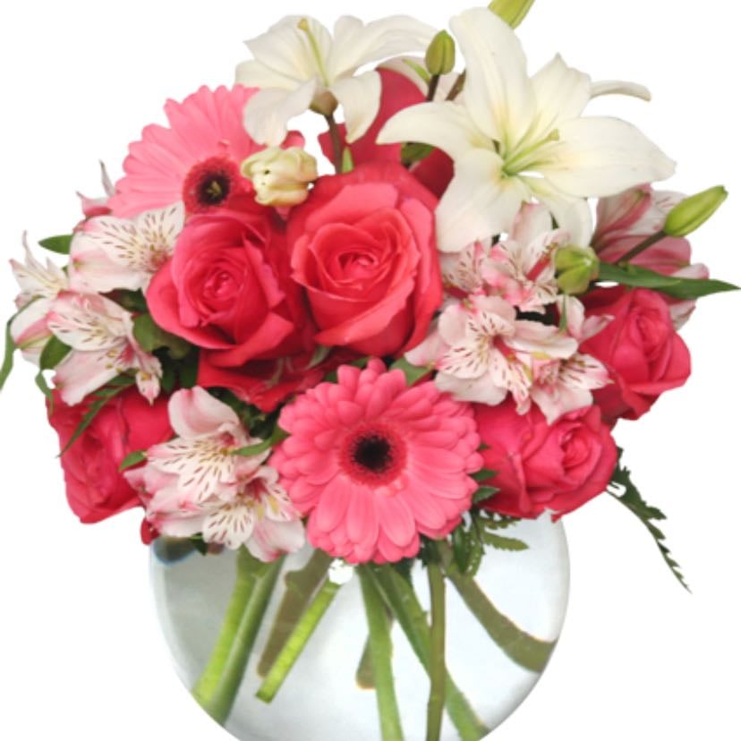 Flores - Me gustan mucho las hortensias, claveles y nubecitas de chava