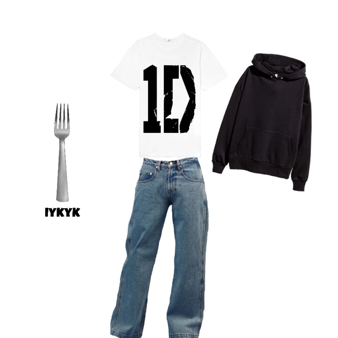 Solo - He would definitely still be wearing 1D merch but would try to hide it