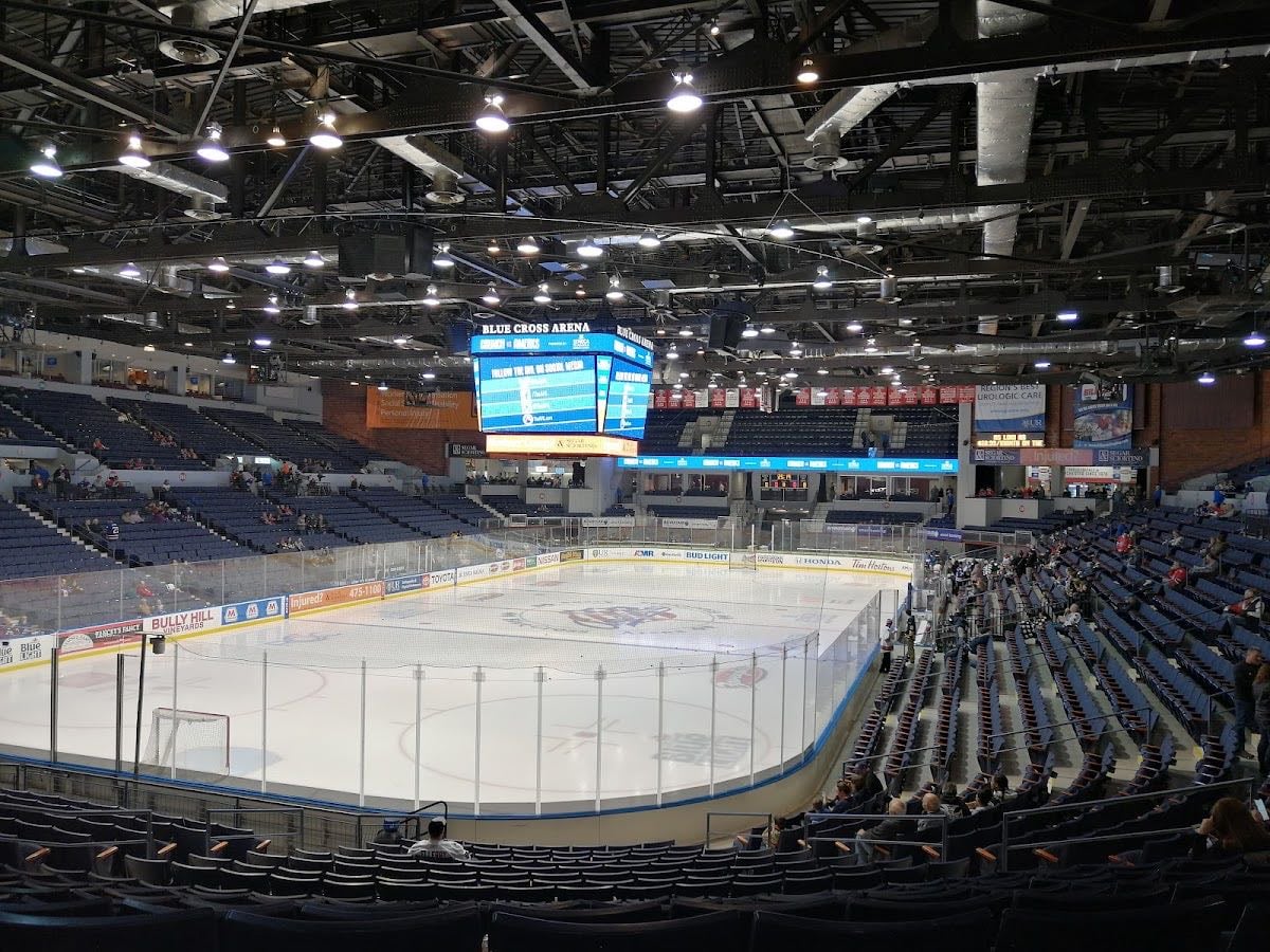 blue cross arena - home of rochester amerks hockey, & occasionally live music