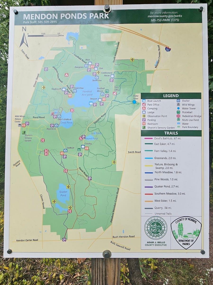 mendon ponds park - wild wings bird sanctuary and countless trails