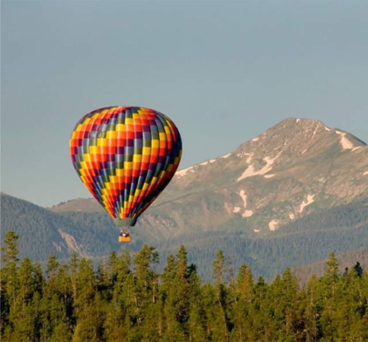 Hot air balloon ride