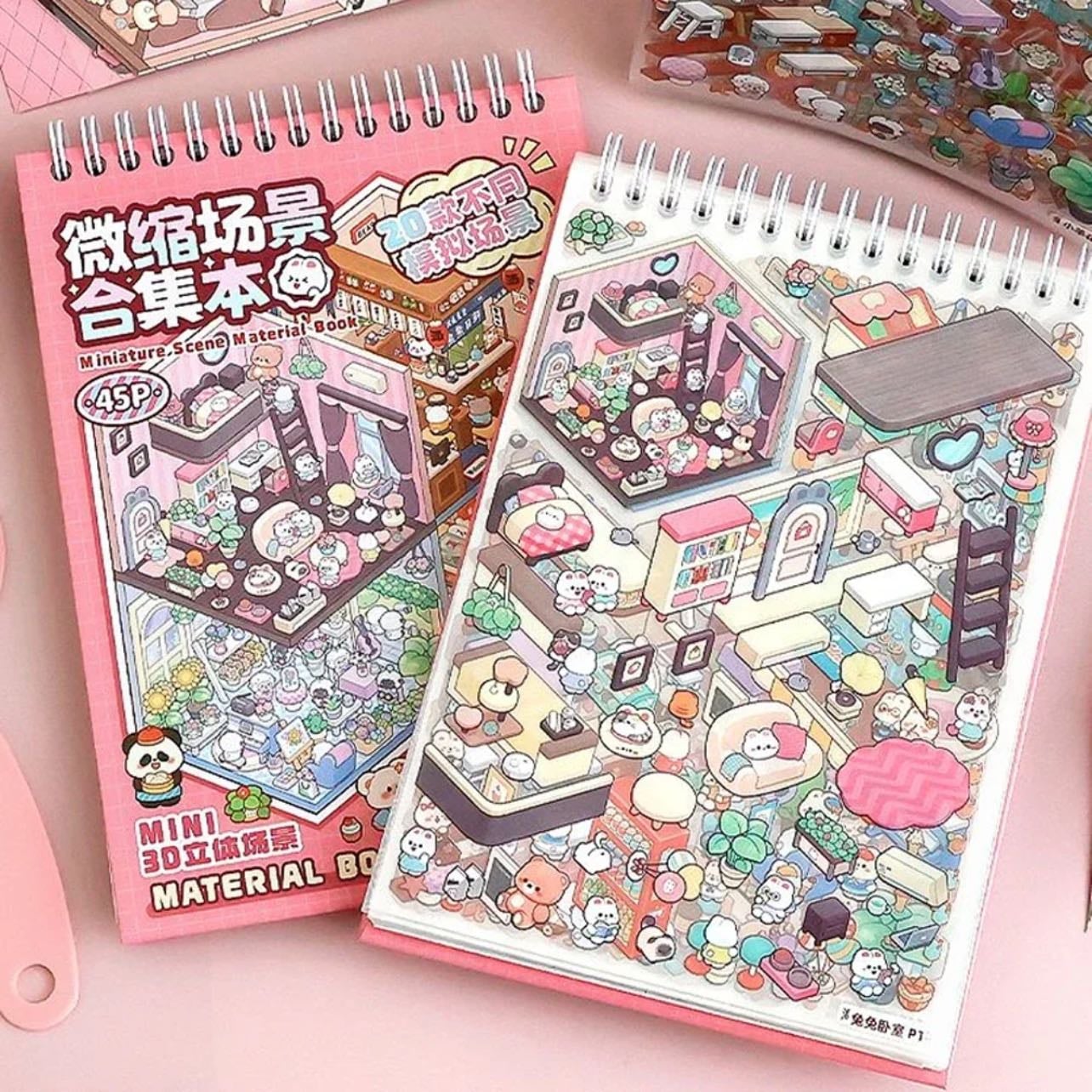 Libro pegatinas 3D