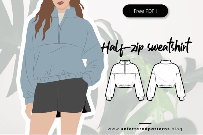 Half zipper sweatshirt
