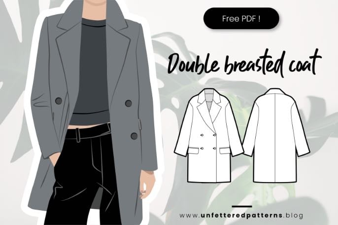 Double breasted coat