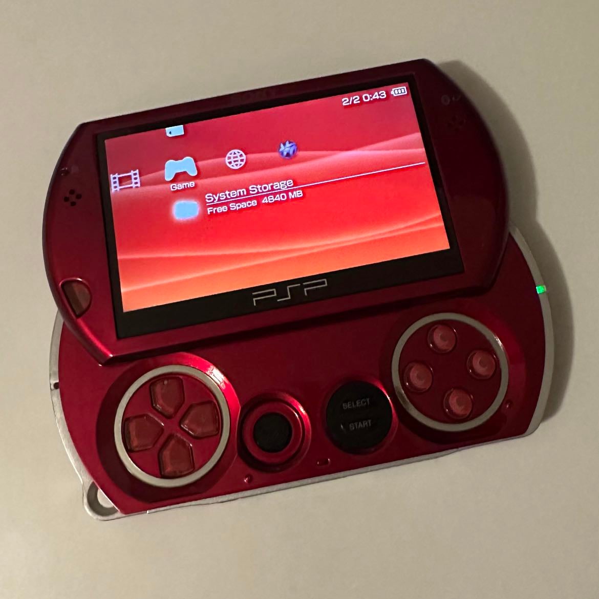 PSP GO vermelho