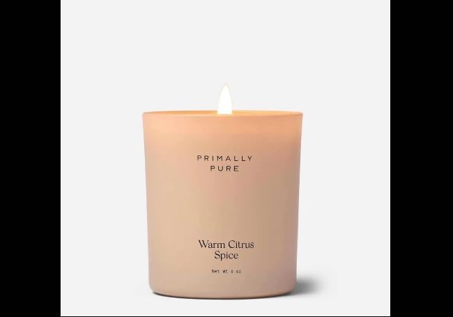 Warm Citrus Spice Candle - Primally Pure