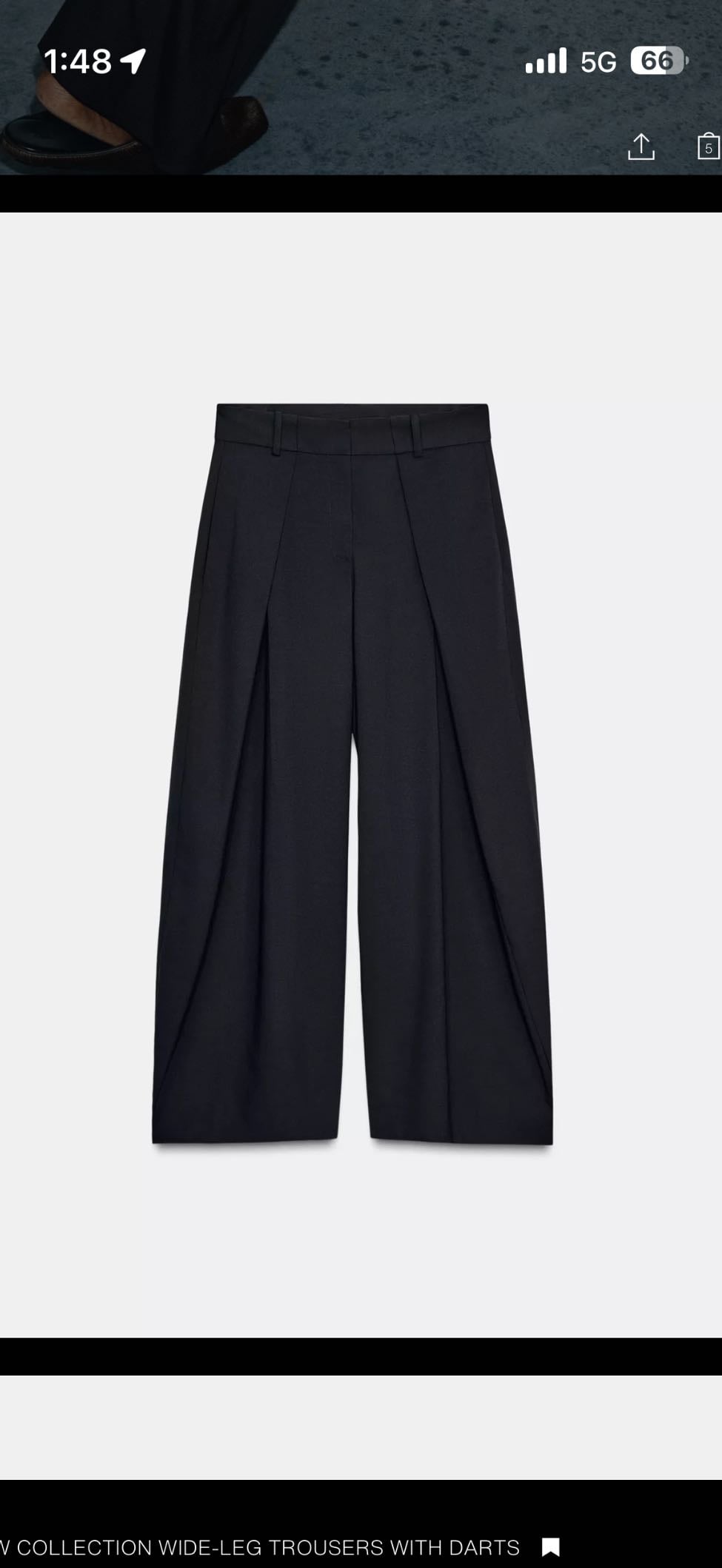 Wide Leg Trousers - Zara