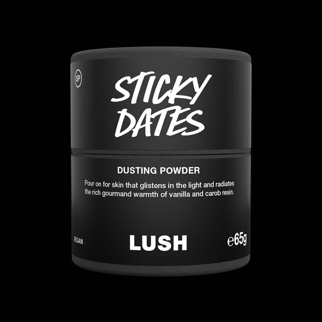 dusting powder sticky dates