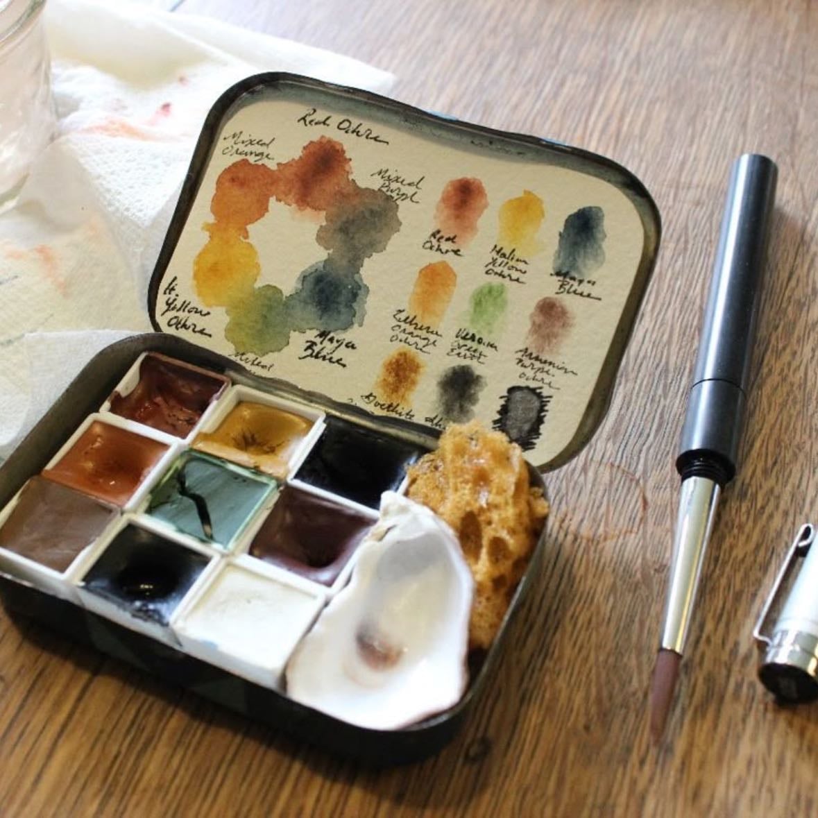watercolours